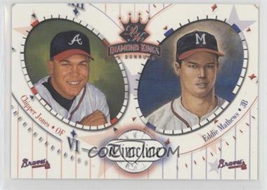 2002 Donruss Diamond Kings - Timeline #TL-7 - Chipper Jones, Eddie Mathews