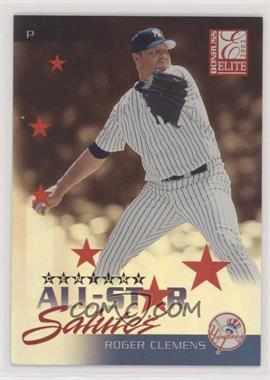 2002 Donruss Elite - All-Star Salutes - Century #AS 5 - Roger Clemens /100