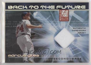 2002 Donruss Elite - Back to the Future - Threads #BF-4 - Marcus Giles, Chipper Jones /50