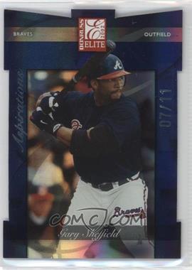 2002 Donruss Elite - [Base] - Aspirations Die-Cut #132 - Gary Sheffield /11