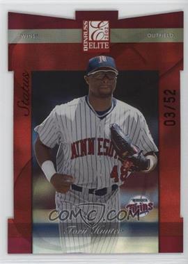 2002 Donruss Elite - [Base] - Status Die-Cut #10 - Torii Hunter /52