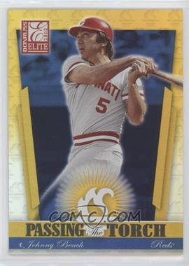 2002 Donruss Elite - Passing the Torch #PT-19 - Johnny Bench /1000