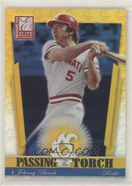 2002 Donruss Elite - Passing the Torch #PT-19 - Johnny Bench /1000