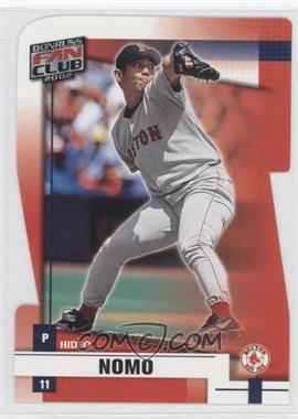 2002 Donruss Fan Club - [Base] - Die-Cut #143 - Hideo Nomo