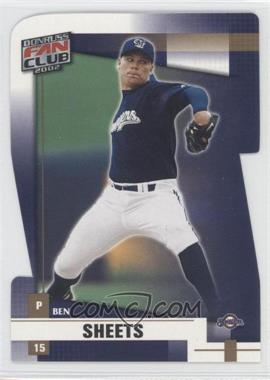 2002 Donruss Fan Club - [Base] - Die-Cut #151 - Ben Sheets