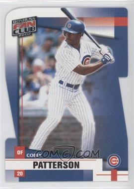 2002 Donruss Fan Club - [Base] - Die-Cut #186 - Corey Patterson