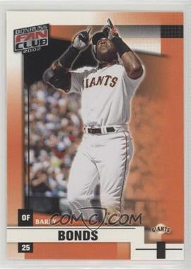 2002 Donruss Fan Club - [Base] #108 - Barry Bonds