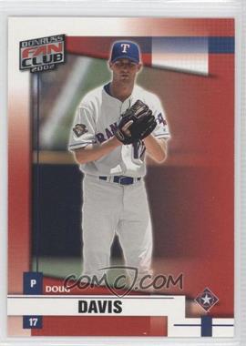 2002 Donruss Fan Club - [Base] #189 - Doug Davis