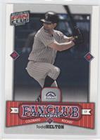 Fan Club Favorites - Todd Helton