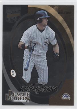 2002 Donruss Fan Club - League Leaders #LL-34 - Todd Helton