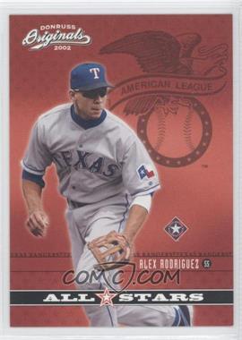 2002 Donruss Originals - All Stars #AS-19 - Alex Rodriguez