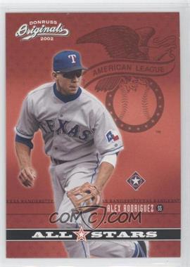 2002 Donruss Originals - All Stars #AS-19 - Alex Rodriguez