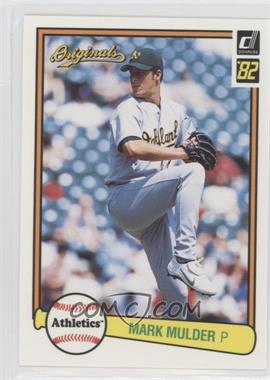 2002 Donruss Originals - [Base] #104 - Mark Mulder