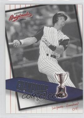 2002 Donruss Originals - Champions #C-18 - Luis Gonzalez /800