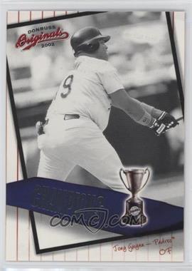 2002 Donruss Originals - Champions #C-6 - Tony Gwynn /800