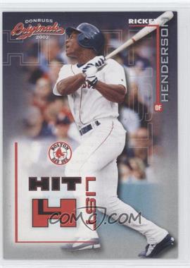 2002 Donruss Originals - Hit List #HL-11 - Rickey Henderson /1500