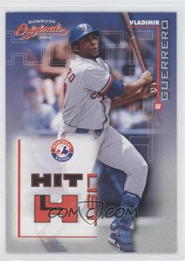 2002 Donruss Originals - Hit List #HL-14 - Vladimir Guerrero /1500