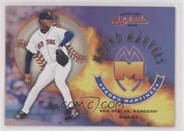 2002 Donruss Originals - Mound Marvels #MM-3 - Pedro Martinez