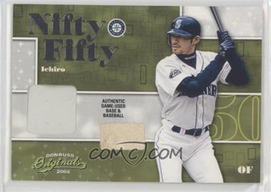 2002 Donruss Originals - Nifty Fifty - Combos #NF-24 - Ichiro Suzuki /50