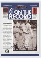 Jimmie Foxx (Babe Ruth pictured as well) #/800