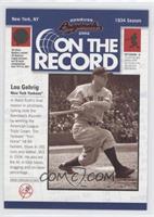 Lou Gehrig #/800