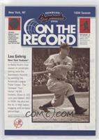 Lou Gehrig #/800