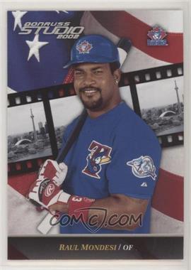 2002 Donruss Studio - [Base] - National Convention Embossing #115 - Raul Mondesi /5 [Noted]