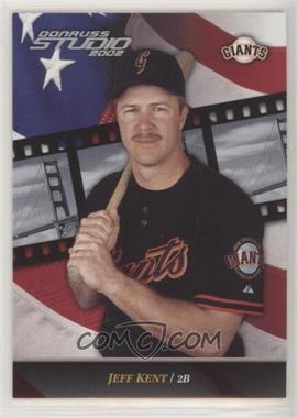 2002 Donruss Studio - [Base] - National Convention Embossing #134 - Jeff Kent /5 [Noted]