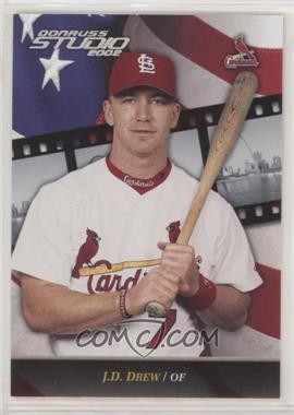 2002 Donruss Studio - [Base] - National Convention Embossing #161 - J.D. Drew /5 [Noted]