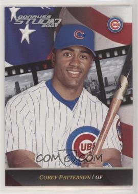 2002 Donruss Studio - [Base] - National Convention Embossing #189 - Corey Patterson /5 [Noted]