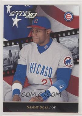 2002 Donruss Studio - [Base] - National Convention Embossing #9 - Sammy Sosa /5