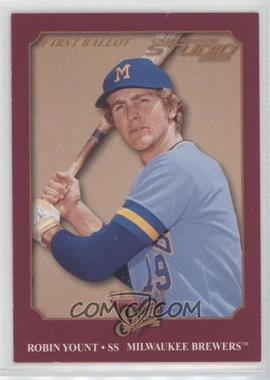 2002 Donruss Studio - Classic Studio - First Ballot #CS-17 - Robin Yount /99