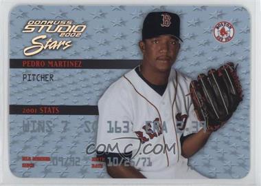 2002 Donruss Studio - Stars - Platinum #SS-43 - Pedro Martinez /50