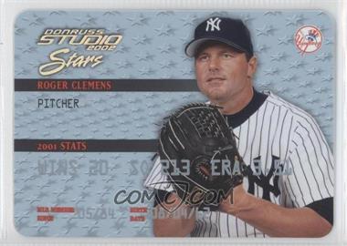 2002 Donruss Studio - Stars - Platinum #SS-48 - Roger Clemens /50