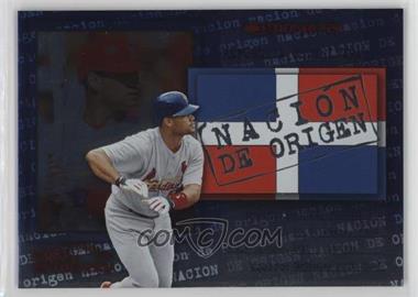 2002 Donruss Super Estrellas - Nacion de Origen #_ALPU - Albert Pujols