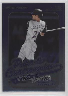 2002 Donruss Super Estrellas - Poder de Cuadrangular #CP-10 - Luis Gonzalez