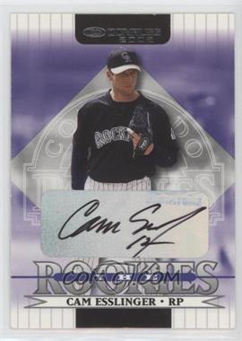 2002 Donruss The Rookies - [Base] - Autographs #64 - Cam Esslinger /100
