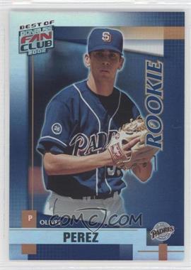 2002 Donruss The Rookies - Best of Fan Club Update #202 - Oliver Perez /1350