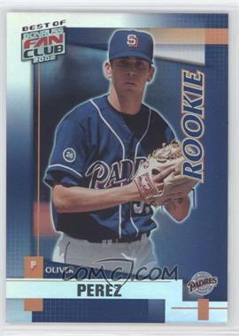 2002 Donruss The Rookies - Best of Fan Club Update #202 - Oliver Perez /1350