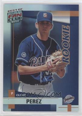 2002 Donruss The Rookies - Best of Fan Club Update #202 - Oliver Perez /1350