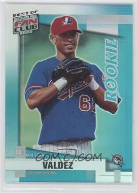 2002 Donruss The Rookies - Best of Fan Club Update #210 - Wilson Valdez /1350