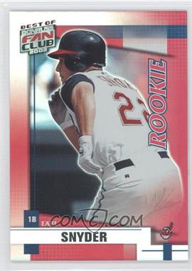 2002 Donruss The Rookies - Best of Fan Club Update #221 - Earl Snyder /1350