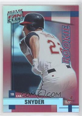 2002 Donruss The Rookies - Best of Fan Club Update #221 - Earl Snyder /1350