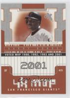 Barry Bonds #/2,001