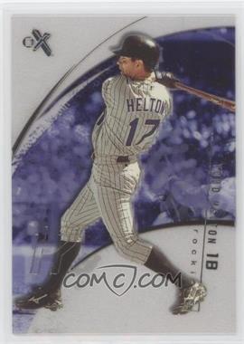 2002 E-X - [Base] #50 - Todd Helton