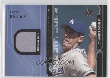 2002 E-X - Game Essentials Game Used #_KEBR - Kevin Brown