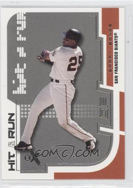 2002 E-X - Hit & Run #22HR - Barry Bonds