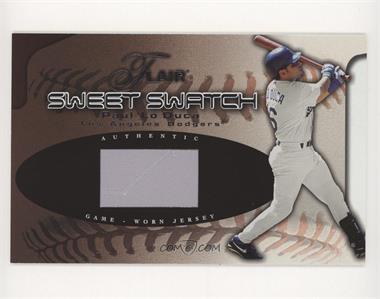 2002 Flair - Box Topper Sweet Swatch #PALD - Paul Lo Duca /440 [EX to NM]