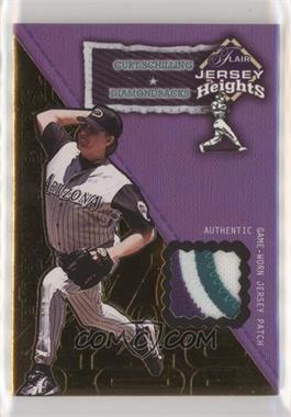 2002 Flair - Jersey Heights - Hot Numbers Patch #_CUSC - Curt Schilling /100