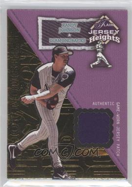 2002 Flair - Jersey Heights - Hot Numbers Patch #_RAJO - Randy Johnson /100